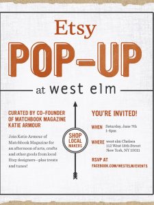 Etsy Pop-Up at West Elm