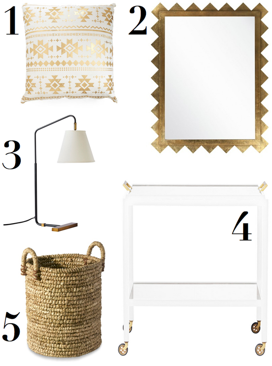katie-armour-the-neo-trad-wish-list-gold-white-bar-cart-mirror-pillow