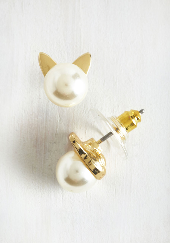 kitty-cat-pearl-gold-earrings-stud