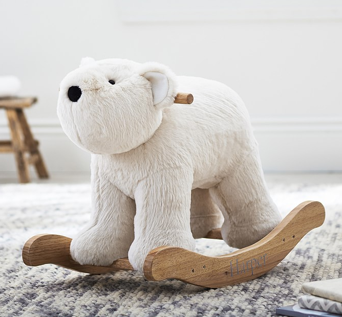 polar-bear-fur-plush-rocker-baby-nursery