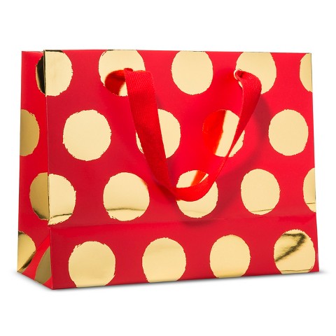 sugar-paper-red-gold-dot-holiday-gift-bag