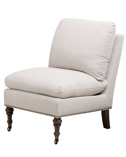 gray-linen-slipper-chair