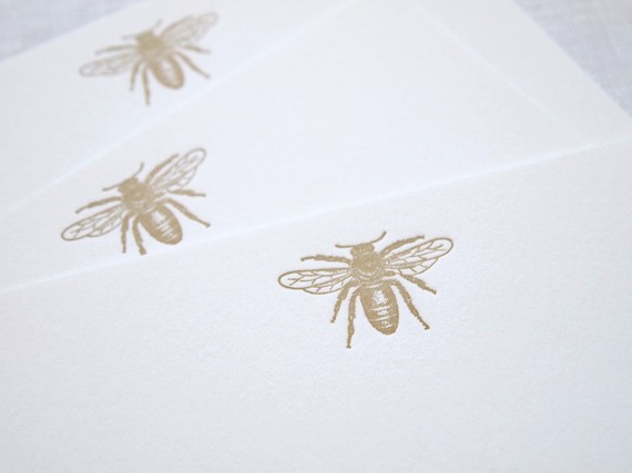 letterpress-bee-stationery