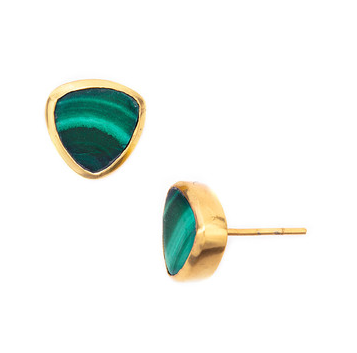 malachite-stud-earrings