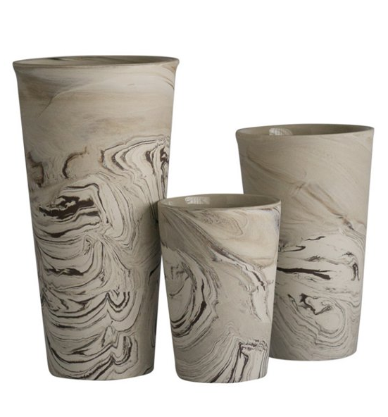 marbleized-ceramic-vases