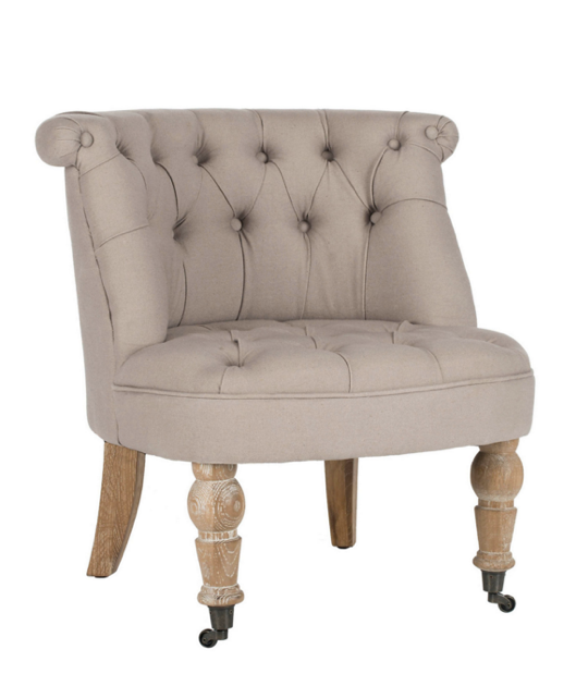 tufted-linen-chair