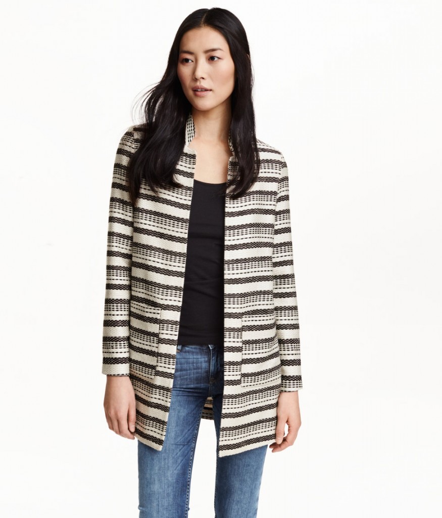 striped-jacquard-weave-coat-jacket-h&m