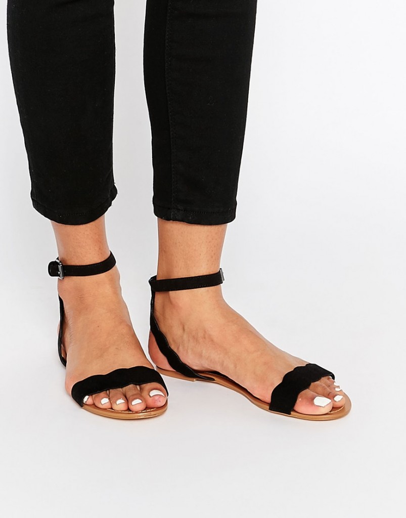scalloped-edge-flat-sandals-asos