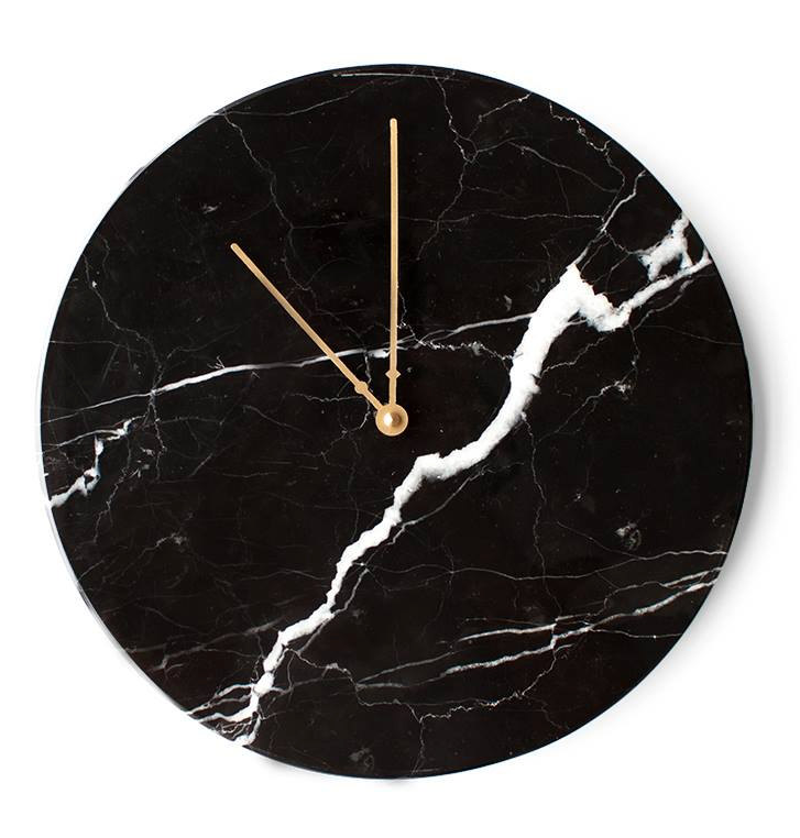 round-marble-wall-clock-etsy