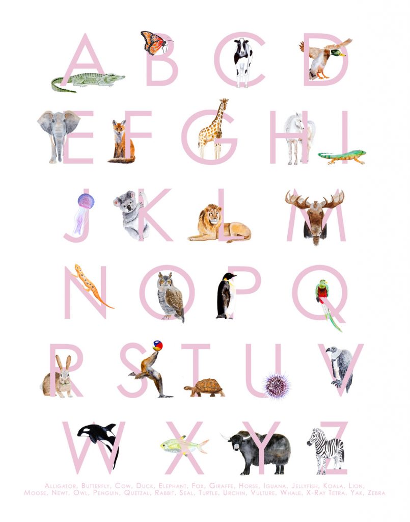 alphabet-animal-nursery-art-print-baby-girl