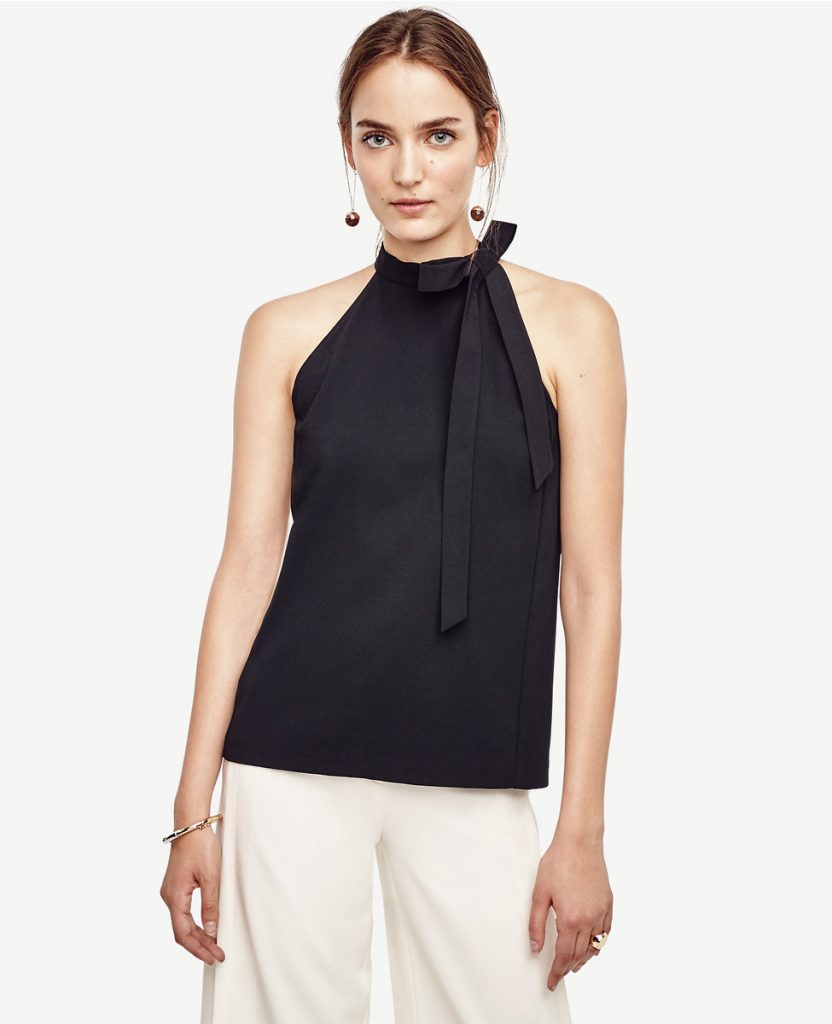 crepe-bow-neck-top