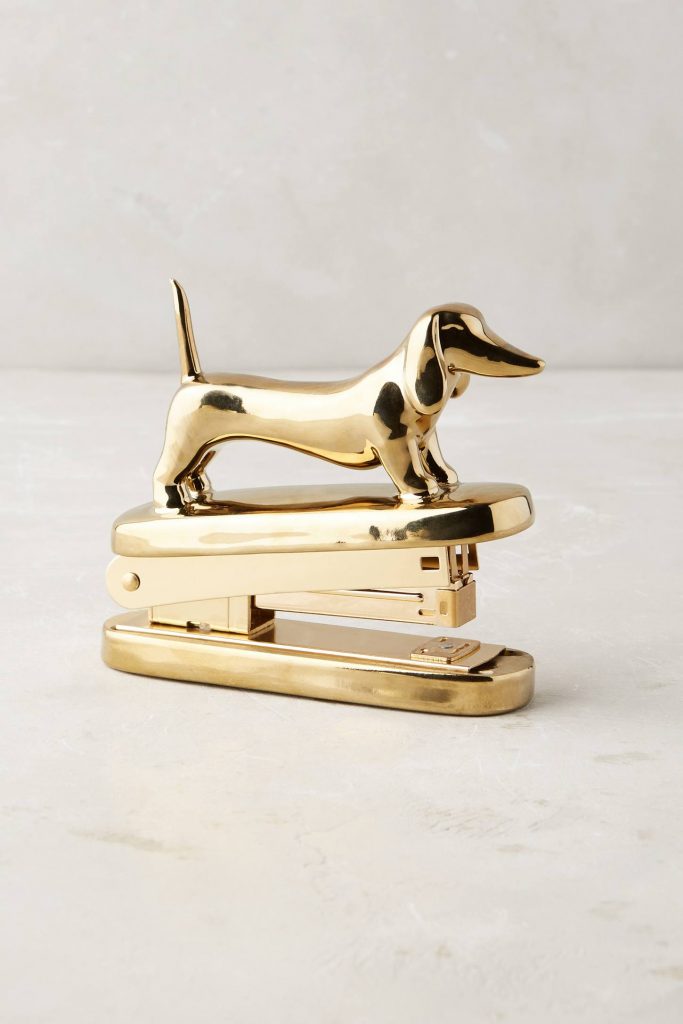 dachshund-stapler-gold-anthropologie
