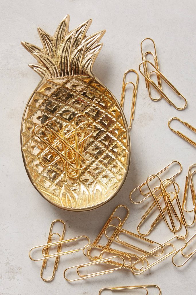 pineapple-brass-gold-trinket-dish-paper-clips