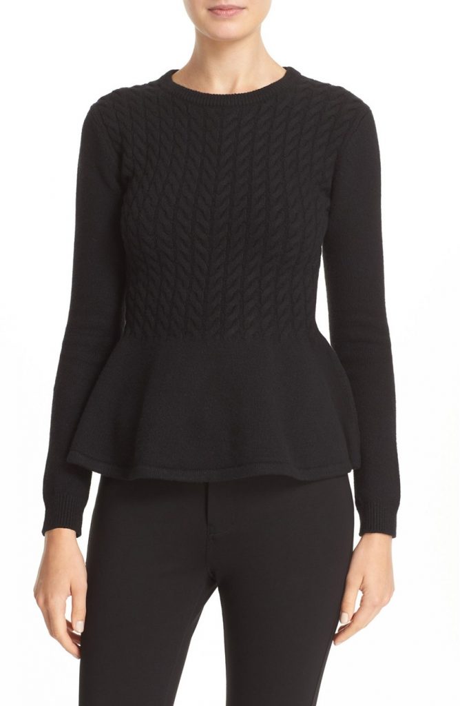 cable-knit-peplum-sweater-ted-baker