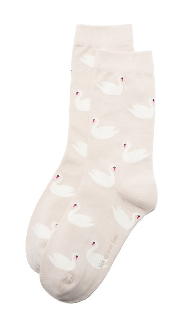 pink-white-swan-socks
