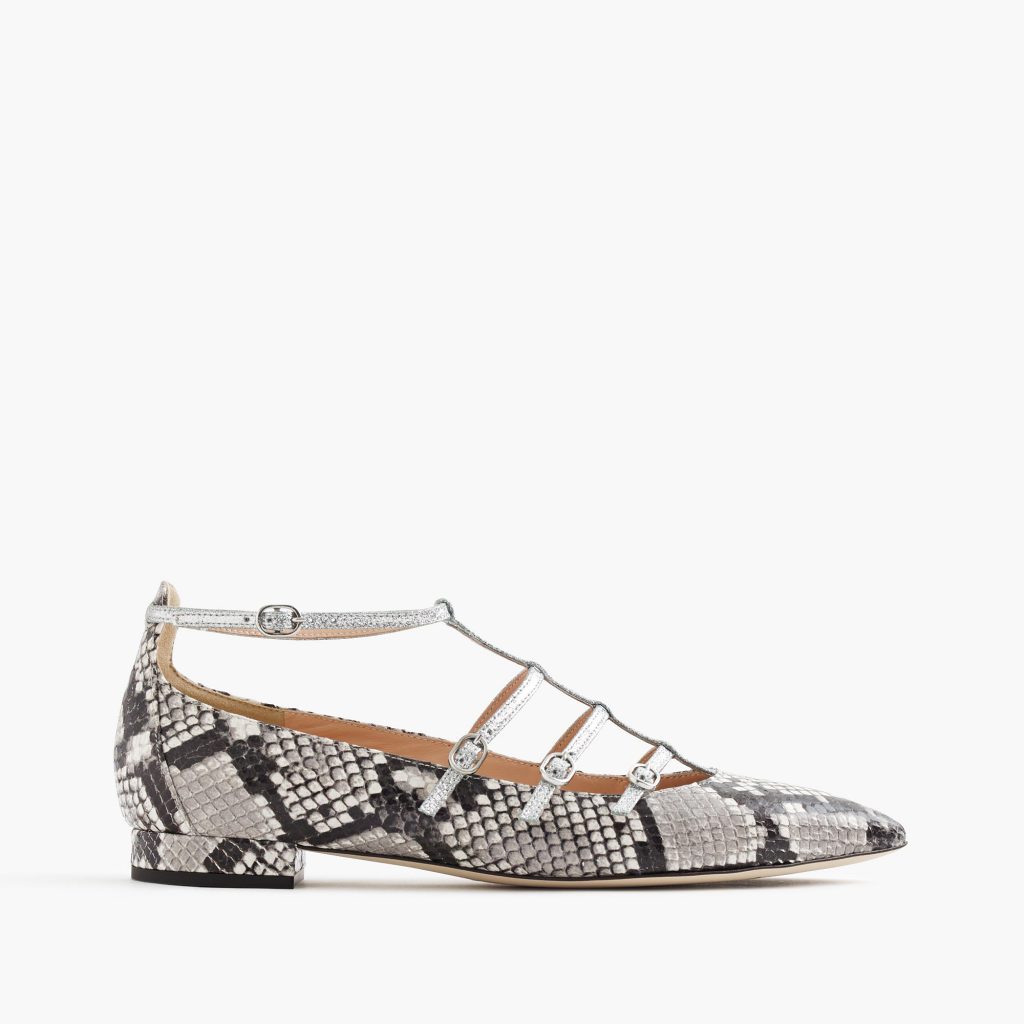 caged-flats-in-snakeskin-printed-leather