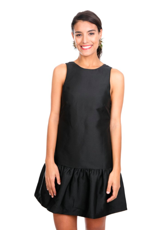 black-silk-duchess-drop-waist-dress
