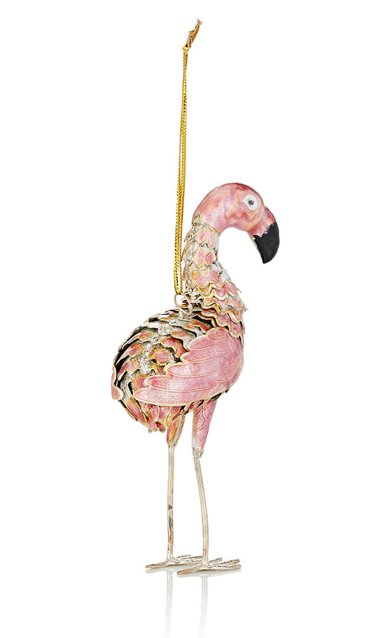 cloisonne-flamingo-ornament