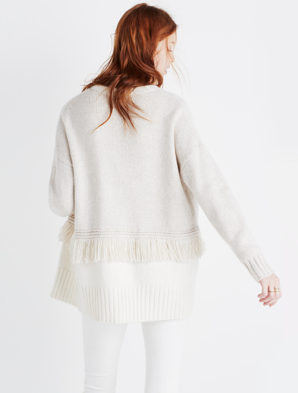 colorblock-fringe-cardigan-sweater