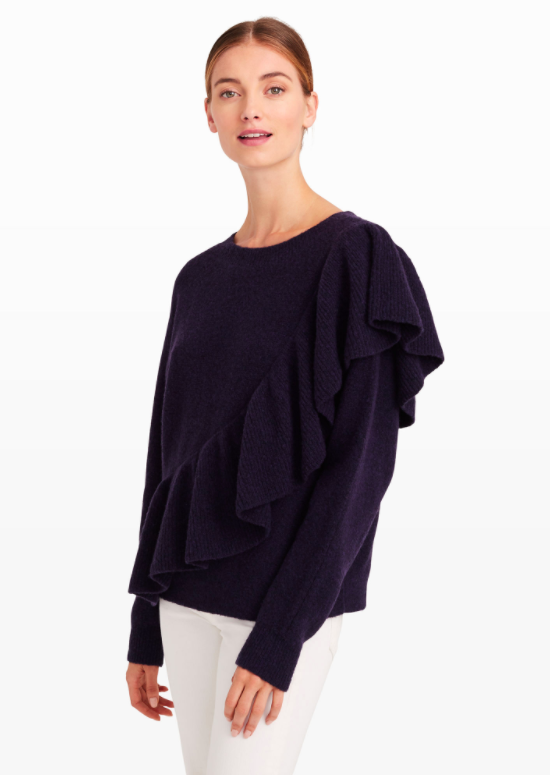 diagonal-ruffle-sweater