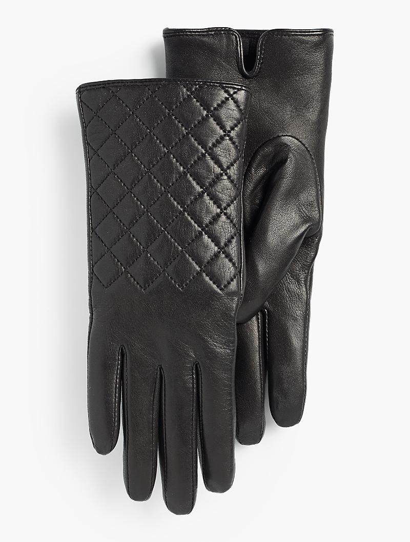 diamond-quilted-leather-gloves
