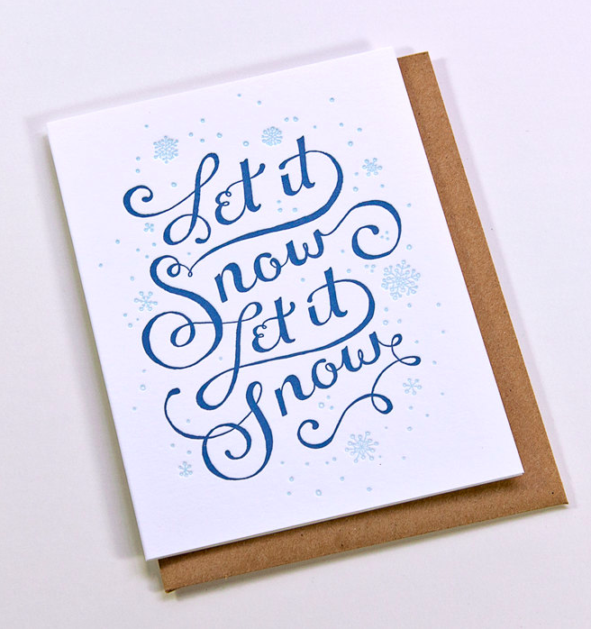 let-it-snow-letterpress-holiday-card