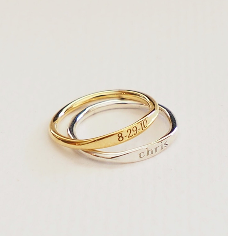 personalized-gold-silver-ring
