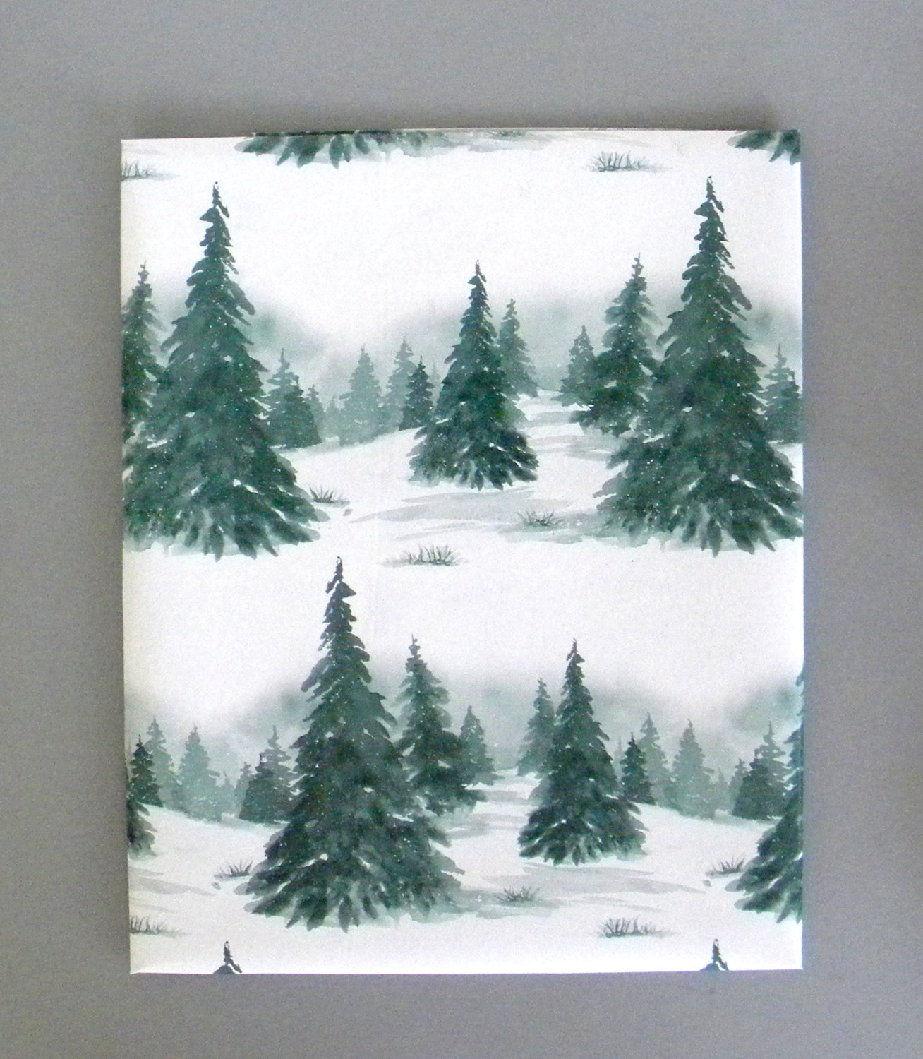 evergreen-forest-christmas-wrapping-paper-gift