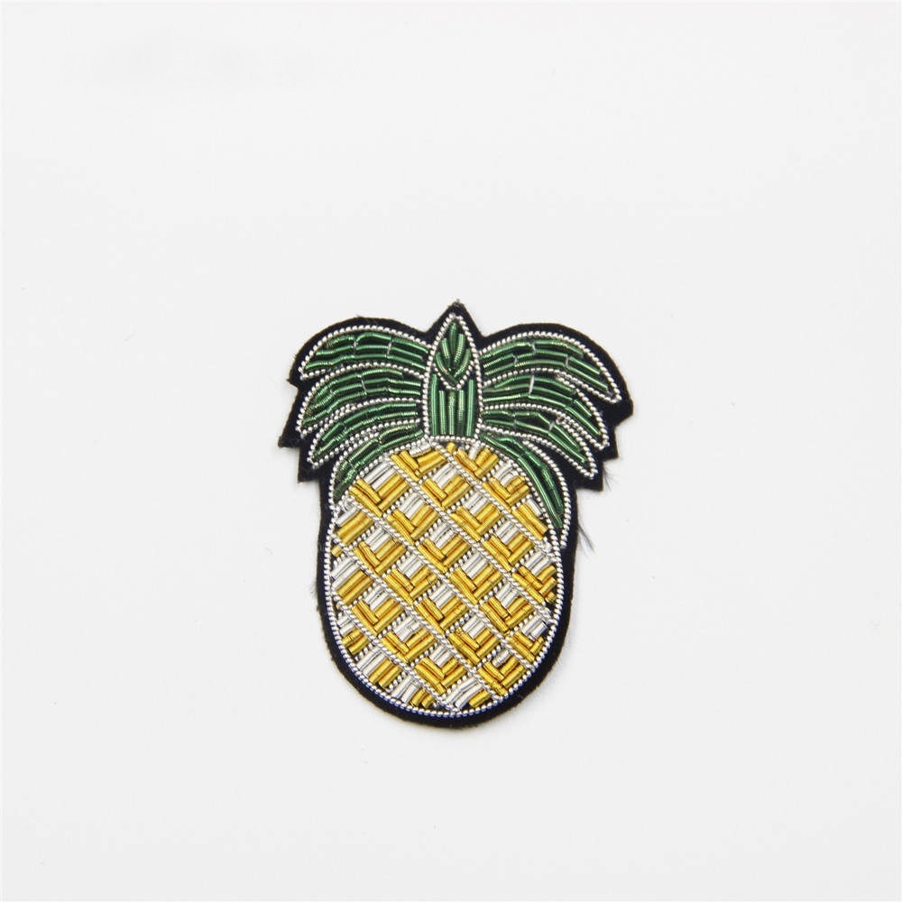 10 Pcs Embroidered Iron On Sew Patches Pineapple Badge Fabric Clothes DIY  Craft at Rs 1379.00, Embroidered Patches