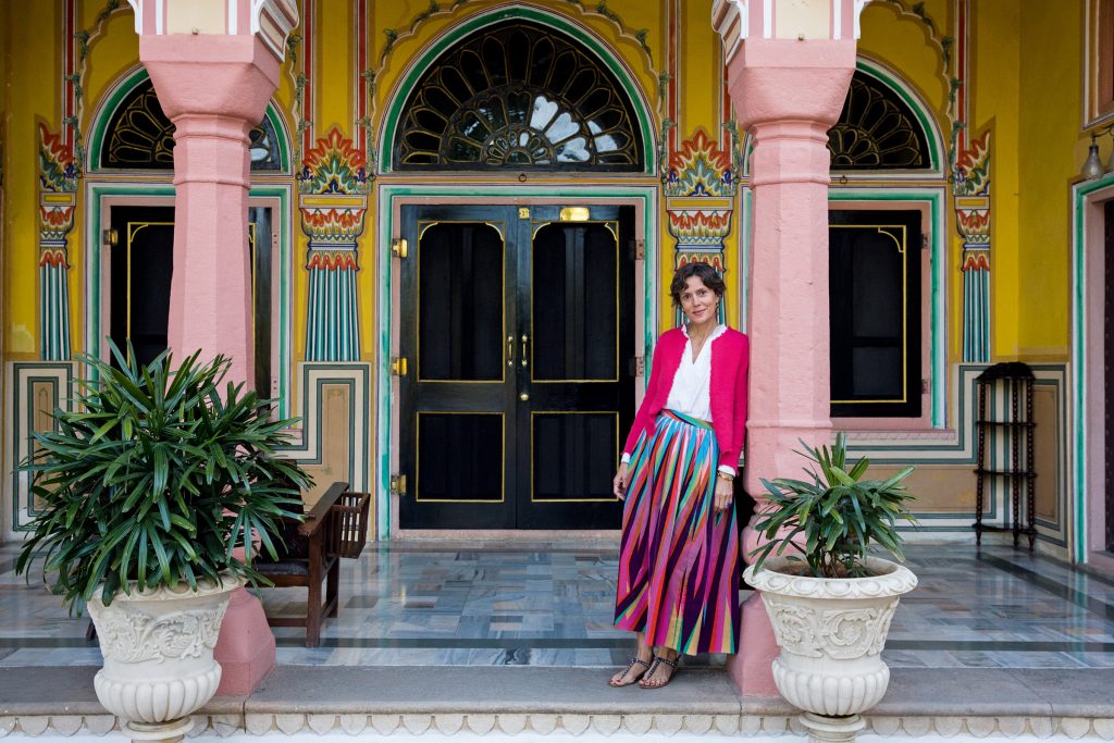 Marie-Hélène de Taillac Jaipur home Narain Niwas Palace Hotel India