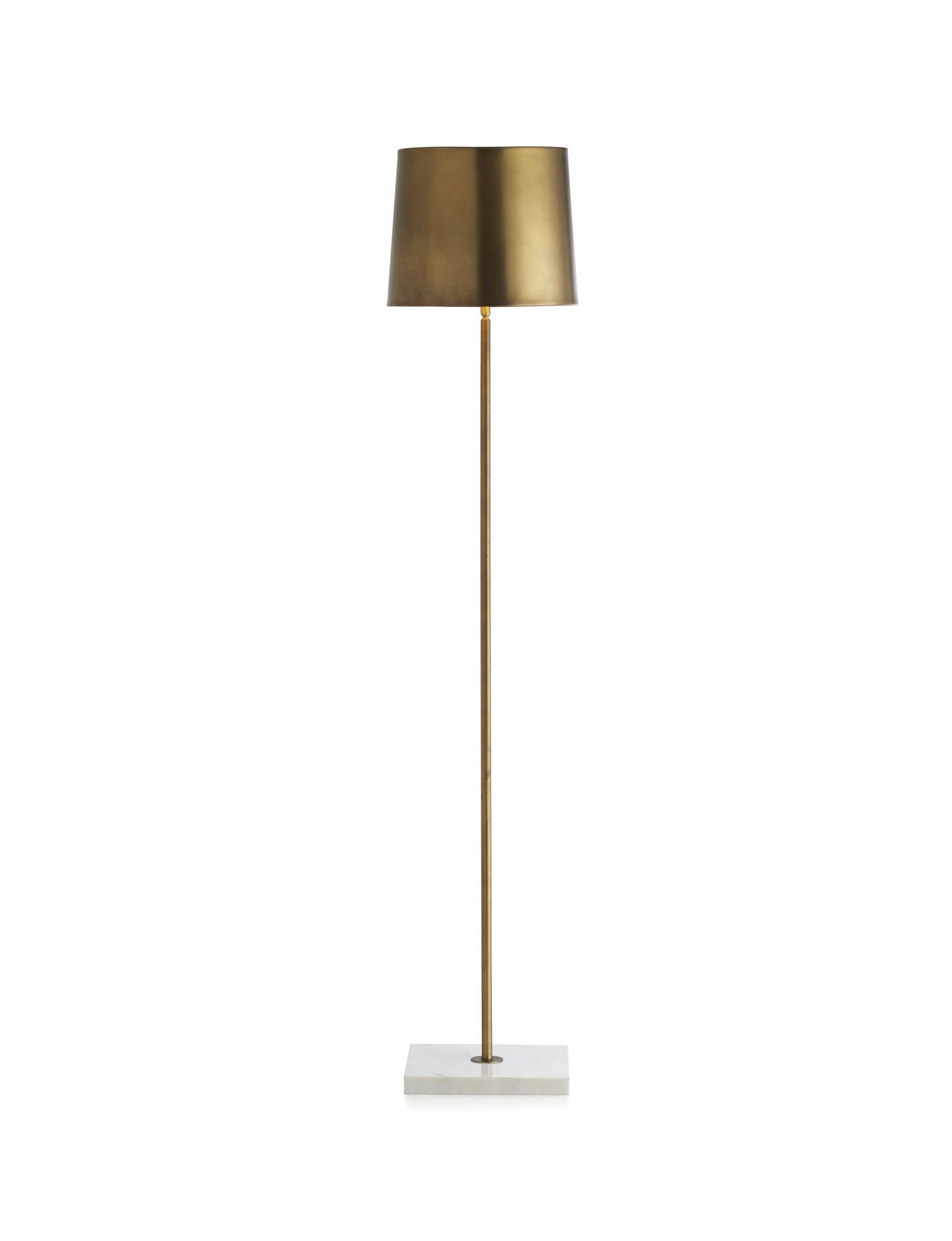 Brass Table Lamp with Marble Base
