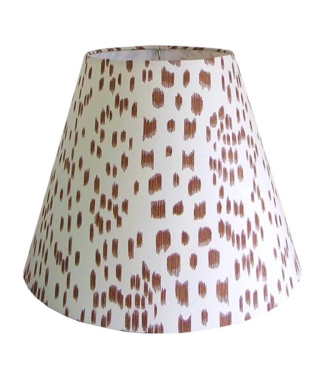 Custom Lampshade Empire Cone Les Touches Animal Print Spots