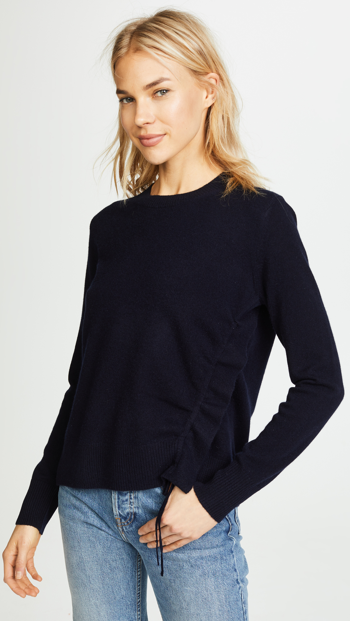 Cashmere Side Cinch Pullover Vince Sweater