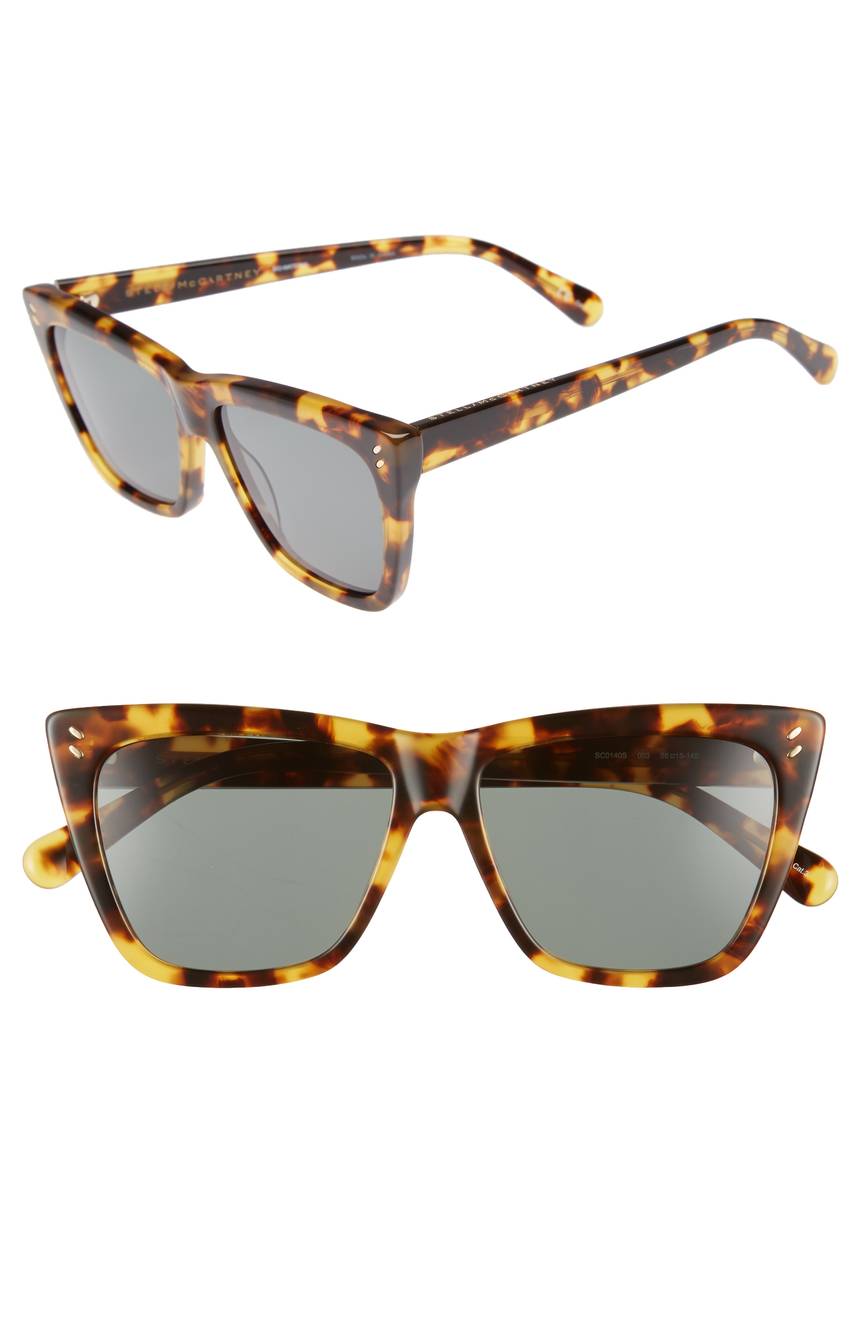 Tortoiseshell Polarized Sunglasses Stella McCartney