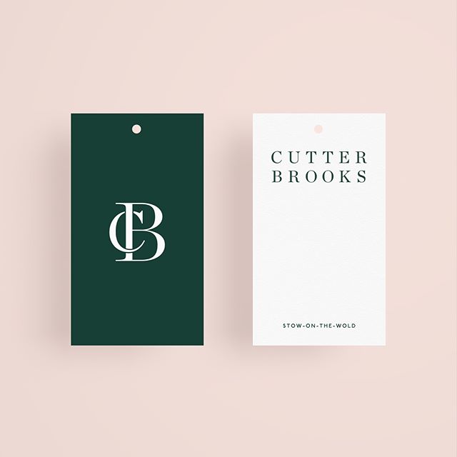 Amanda Brooks' new Cotswolds boutique, Cutter Brooks, in Stow-on-the-Wold, England Branding and Logo Design by Studio Connie