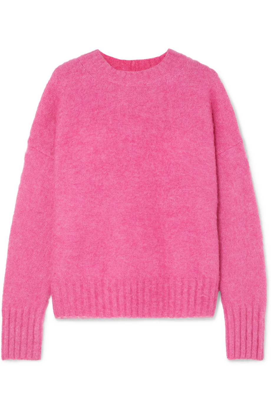 Hot Pink Knitted Alpaca Sweater Helmut Lang