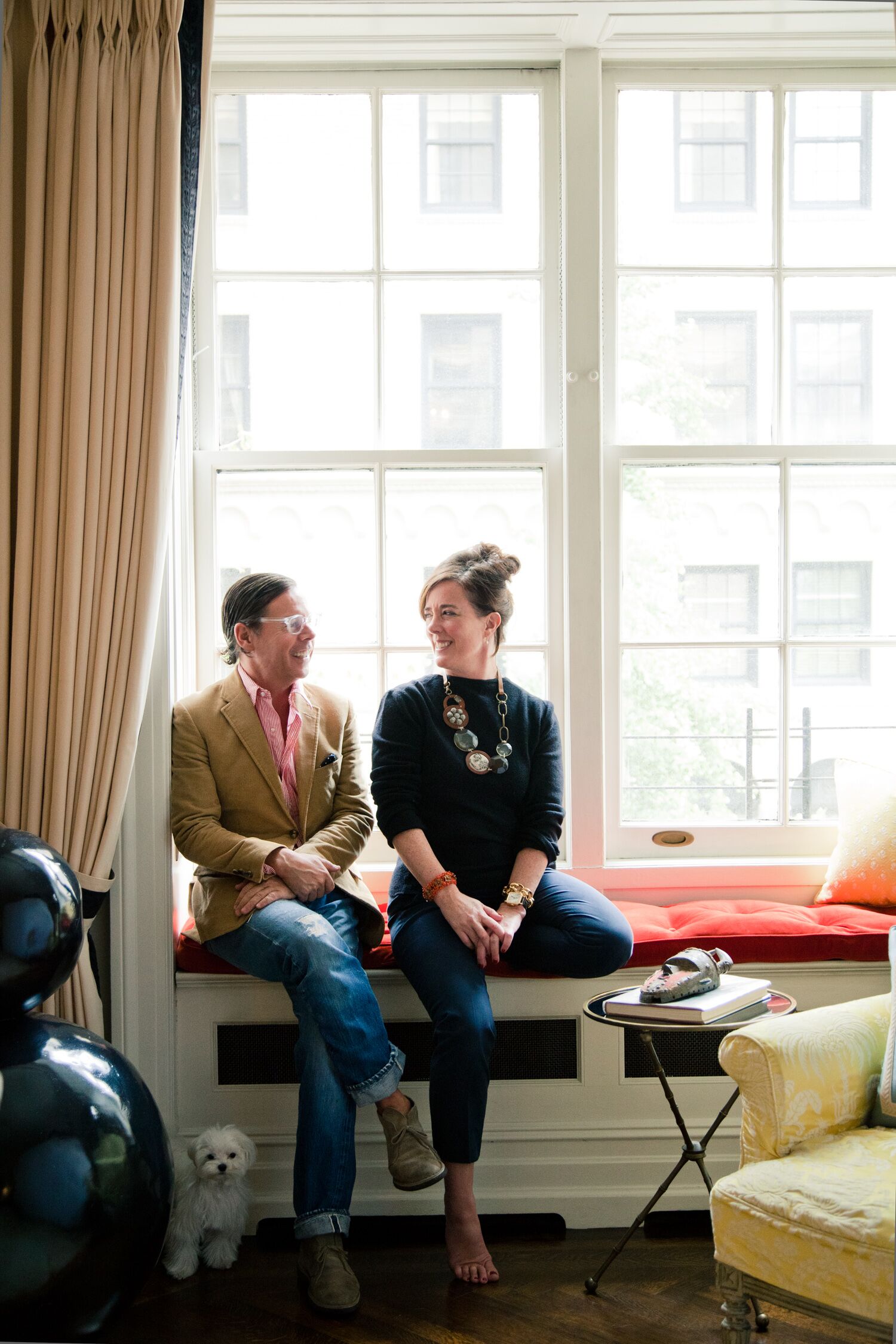 Andy and Kate Spade at Home in New York City