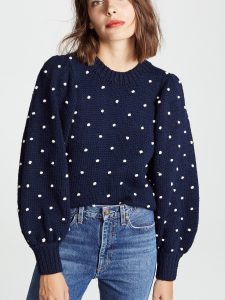 The Daily Hunt: Polka Dot Embroidered Sweaters and More!