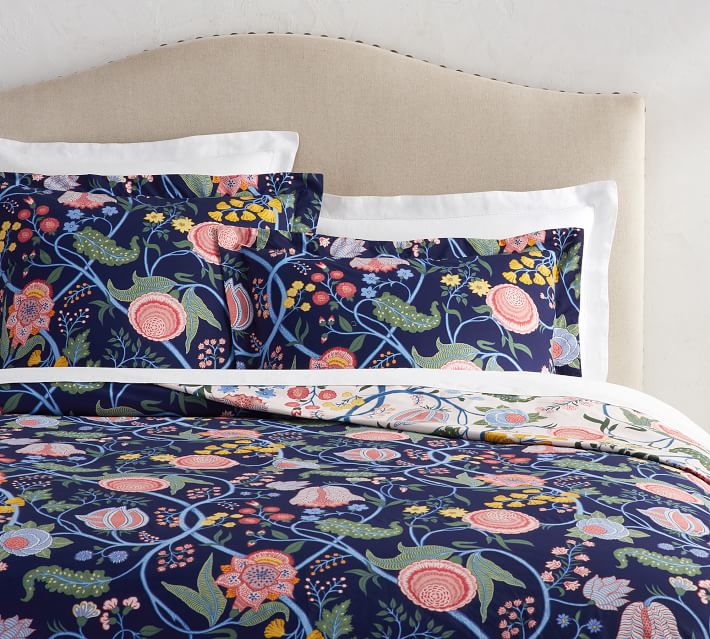 Reversible Floral Bedding Inspired by Josef Frank