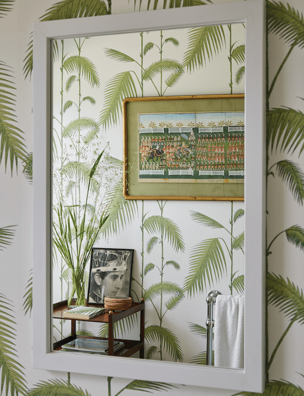 A Slice of England India Hicks Palm Tree Wallpaper