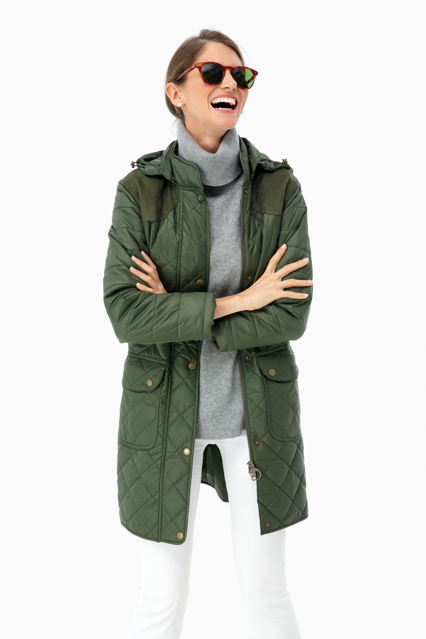 Green Quilted Barbour Jacket