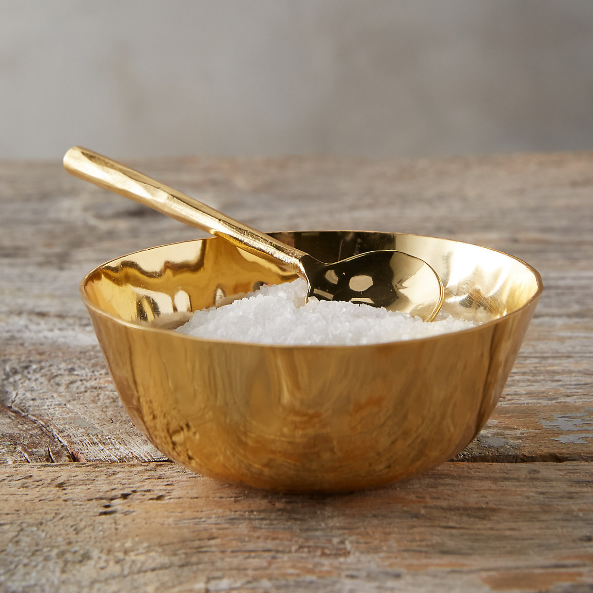 Hammered Gold Brass Dip Bowl
