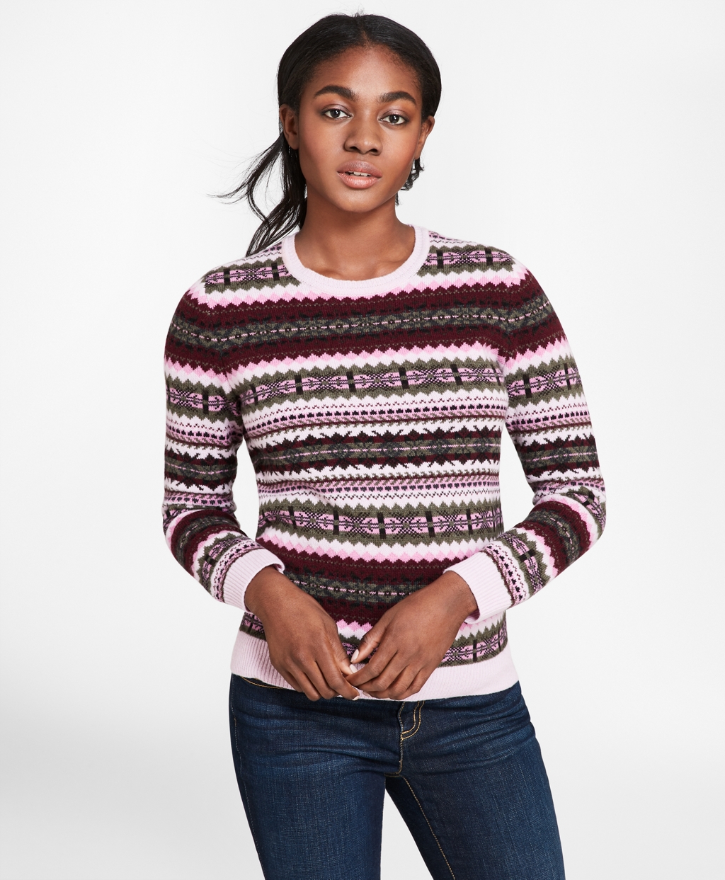 Patterned Wool Sweater