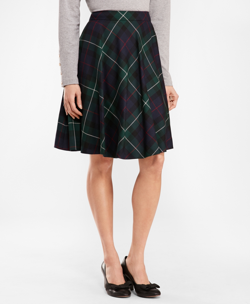 Wool Twill Skirt