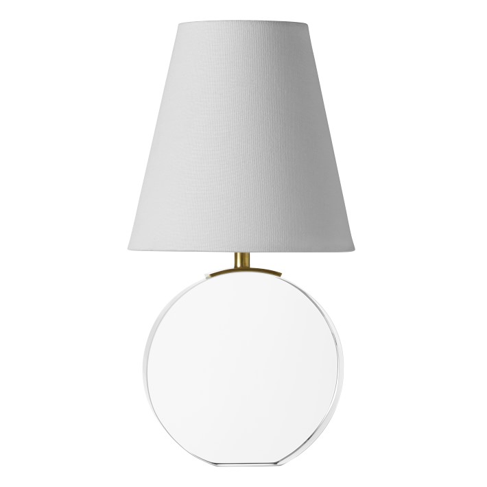 Crystal Disc Table Lamp