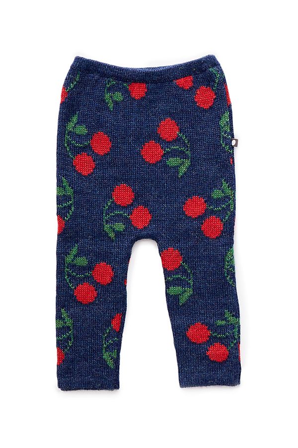 Cherry Print Knit Leggings Baby Kids'