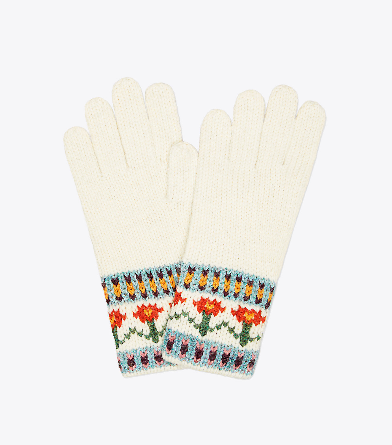 Knit Fair Isle Gloves