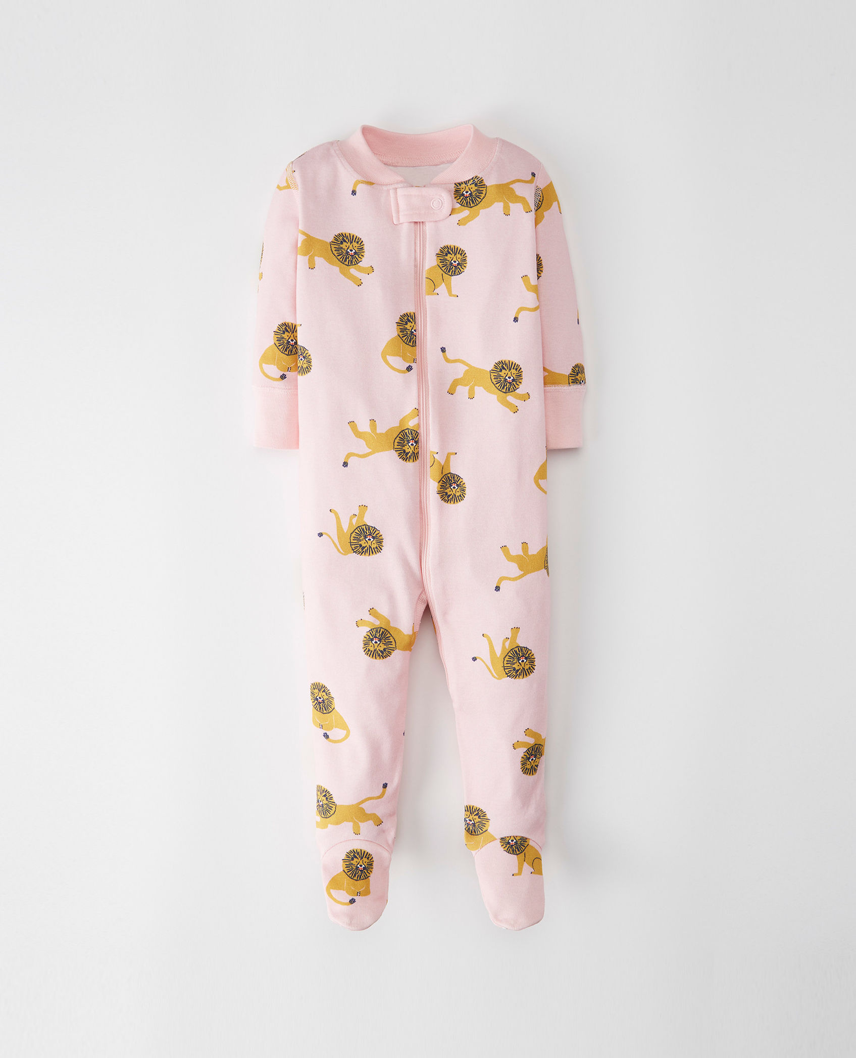 Printed Lion Footie Pajama