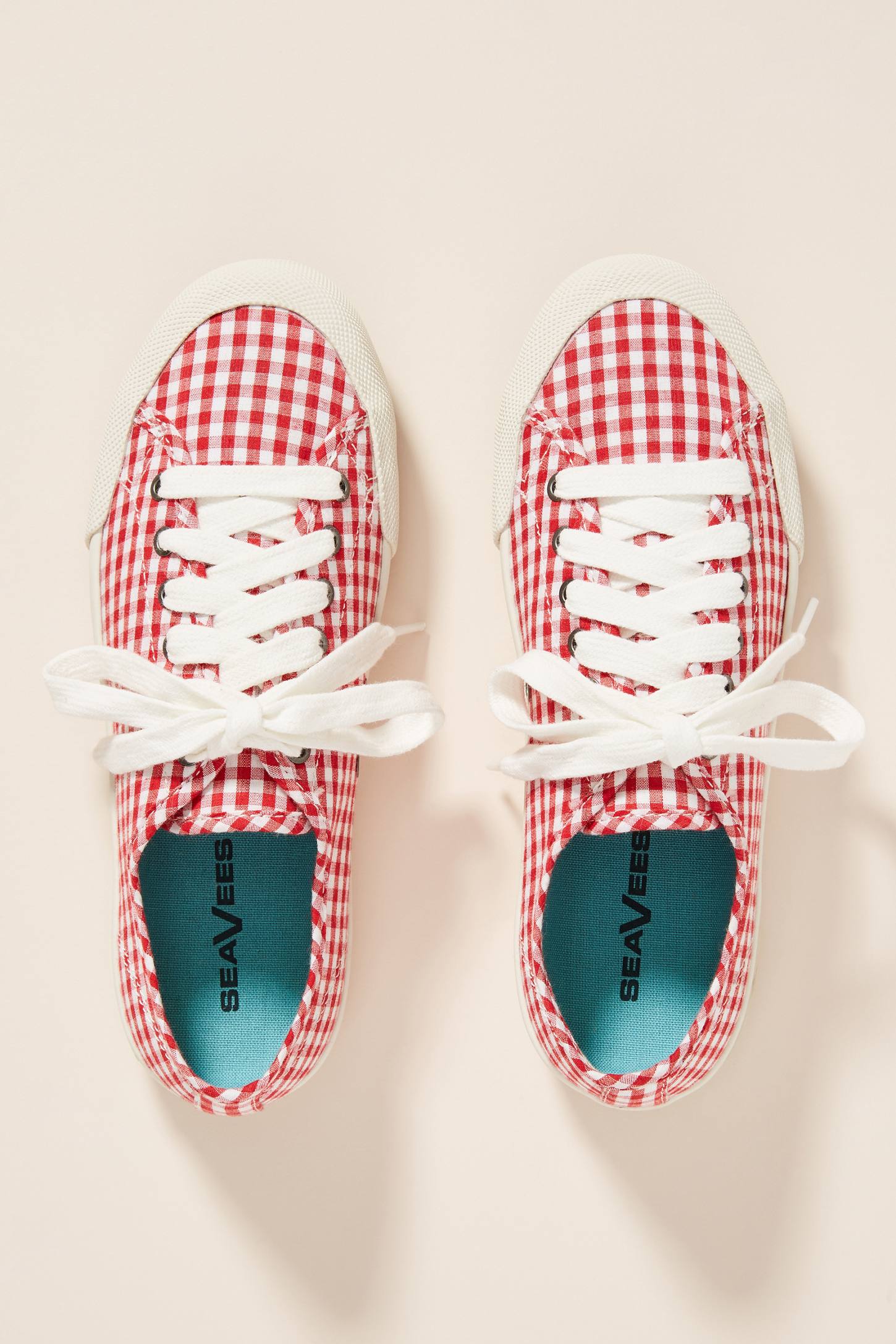 Canvas Gingham Sneakers