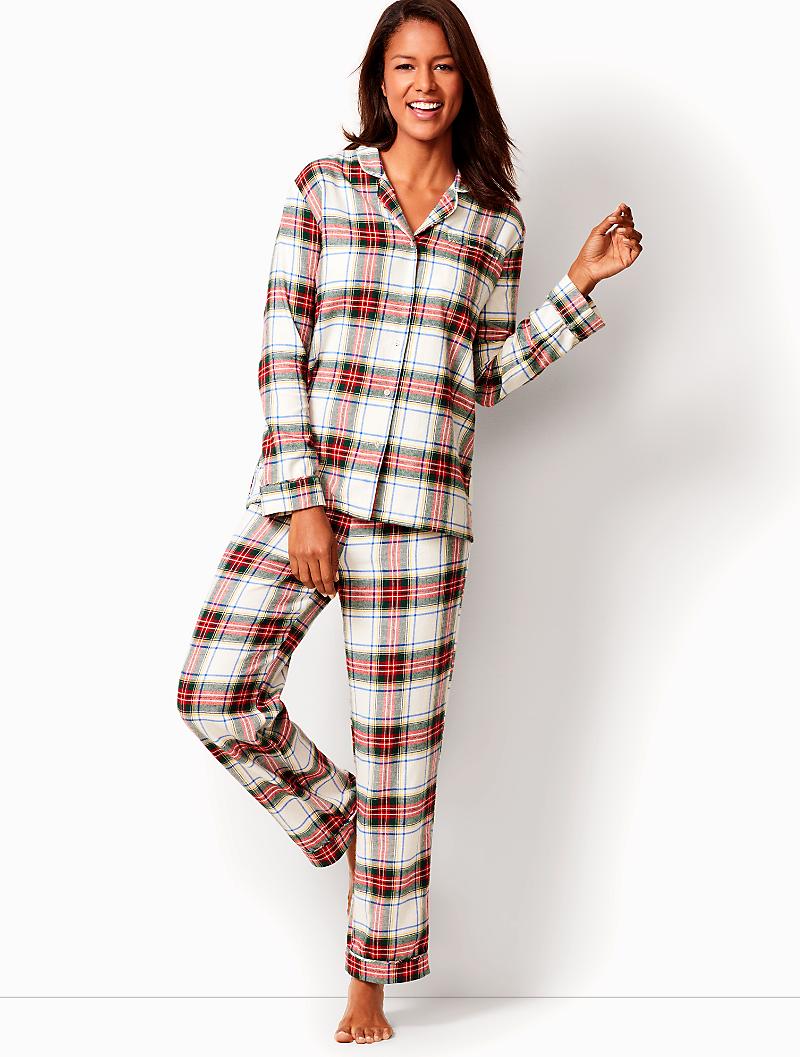 Tartan Flannel Pajama Set